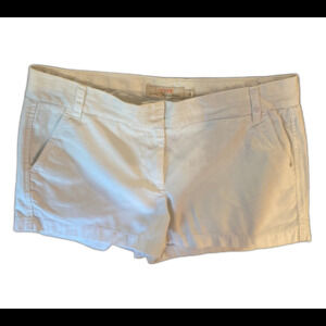 Women's Shorts J. Crew Chino White Size 12 Summer Vacation Travel Beach J.Crew